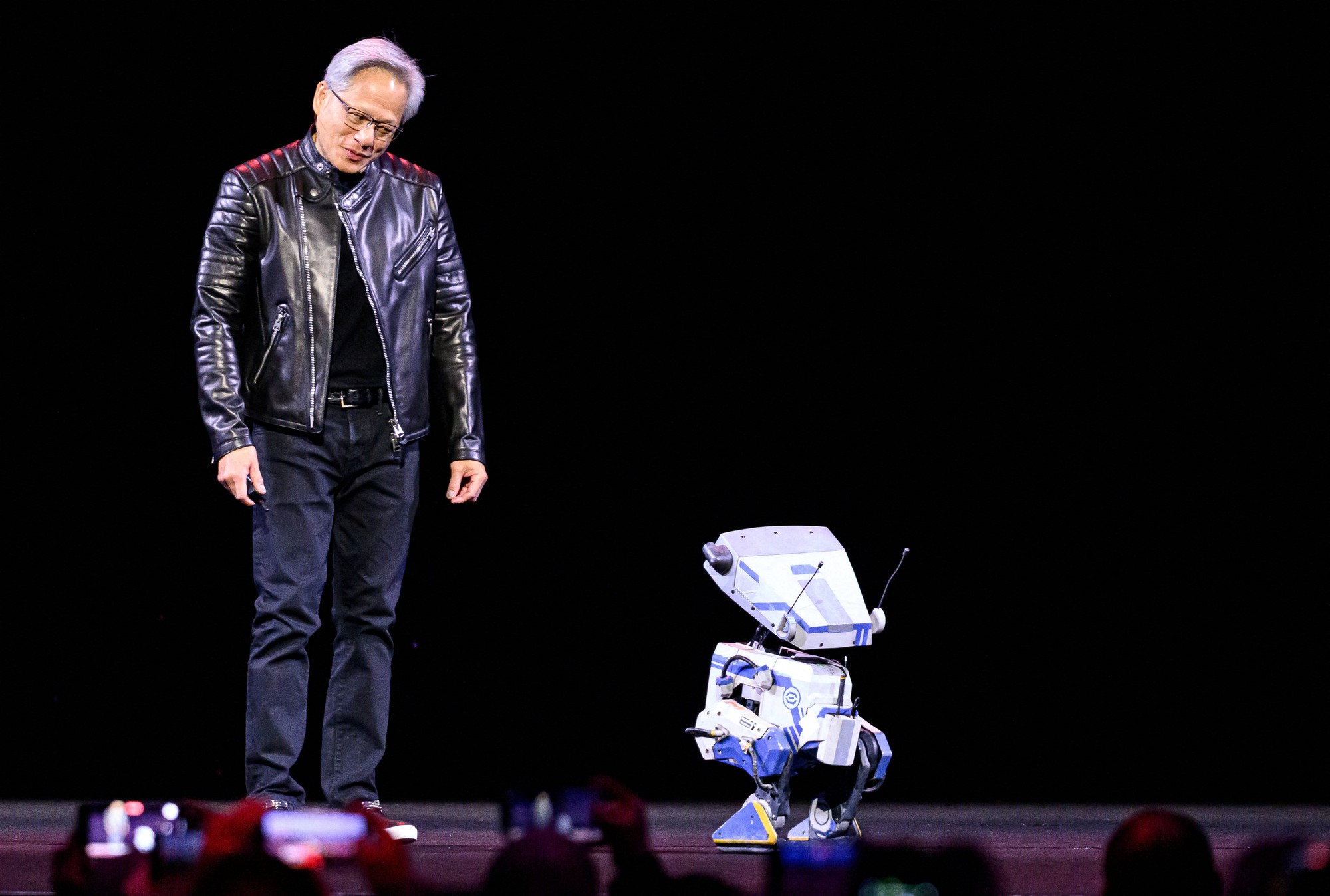 robot blue nvidia