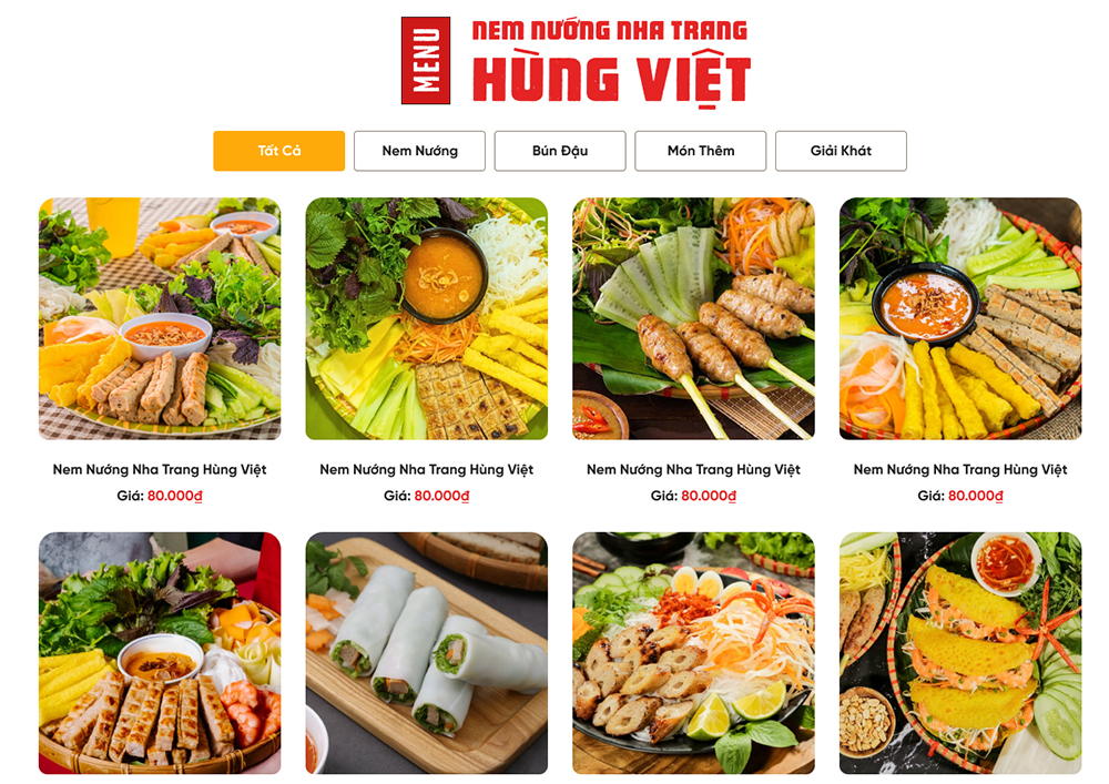 website bán hàng Tết 2025