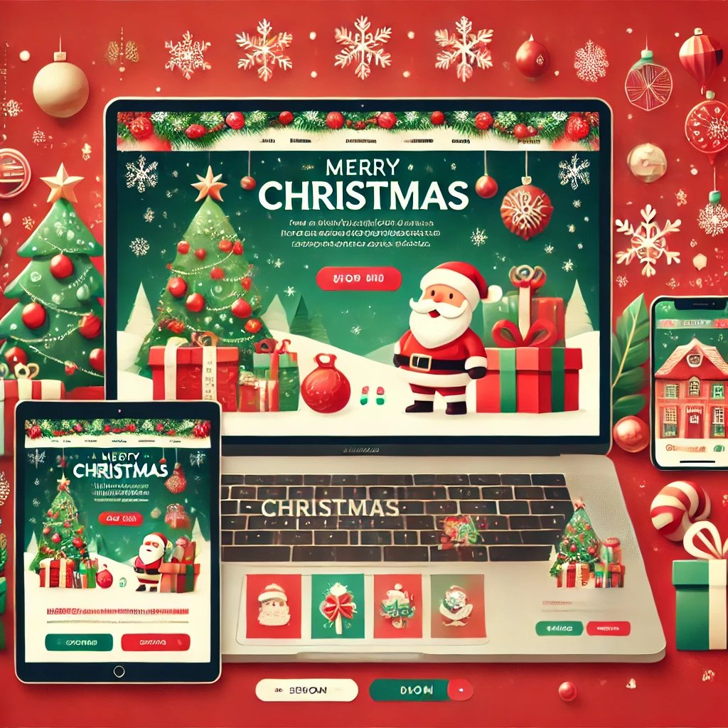 Công ty Nina thiết kế website cho mùa Giáng Sinh - Noel