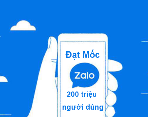 zalo đạt mốc 200 triệu người dùng